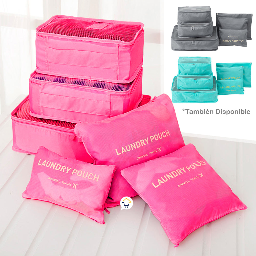 Bolsos viajero Pack x 6 / Organizador