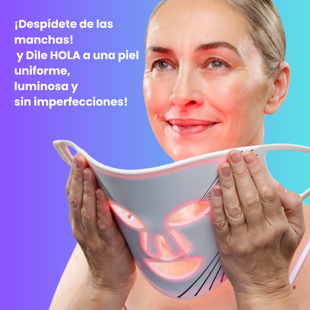 MASCARA FACIAL LED 7 COLORES