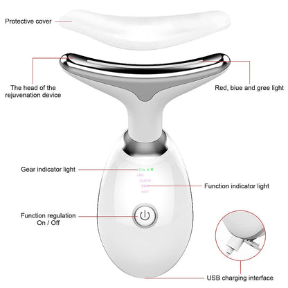 MASAJEADOR FACIAL INALAMBRICO RECARGABLE