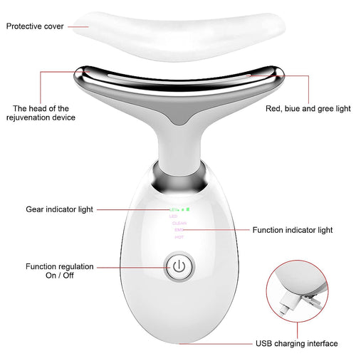 MASAJEADOR FACIAL INALAMBRICO RECARGABLE